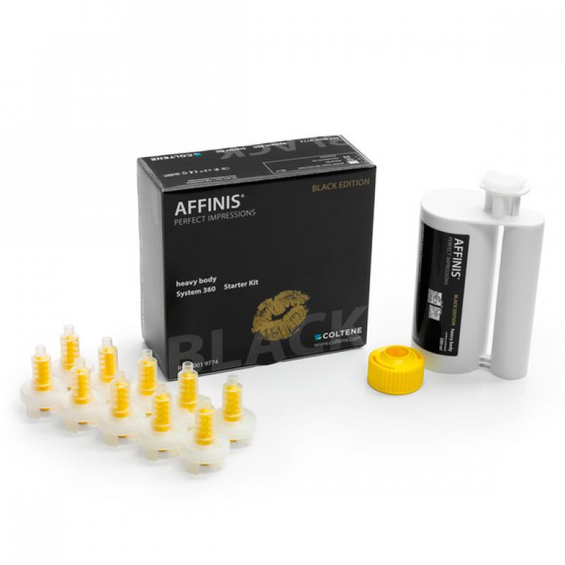 Affinis Black Edition System 360 Starter Kit - A-силикон для снятия оттисков. Материал для базового слоя, 380 мл