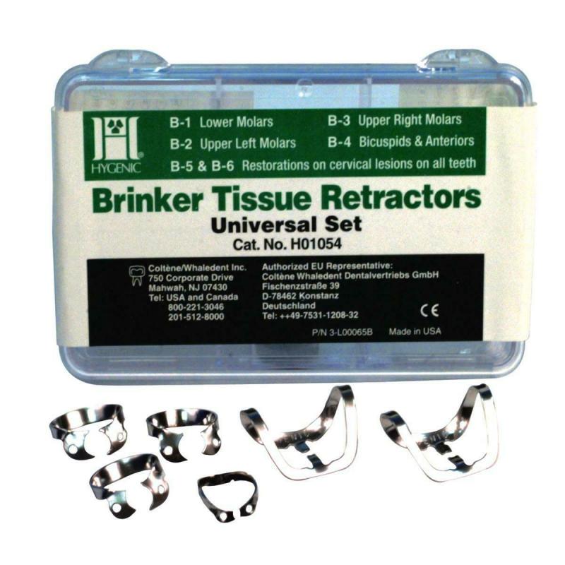 Hygenic Brinker Universal Clamp Set - Набор из 6 кламмеров для сильно разрушеных зубов Brinker Universal Clamp Set